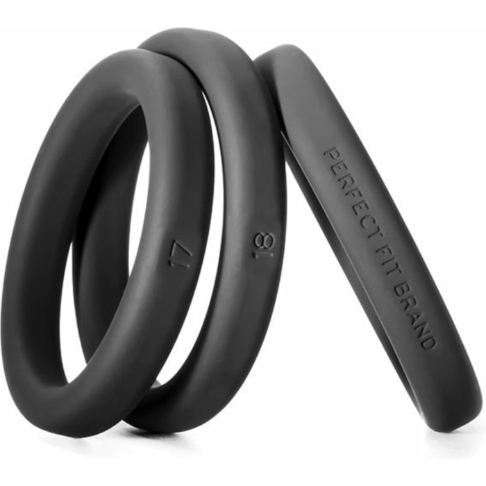 Xact-Fit Cockring Kit 3 Medium to Large Black - Image 1