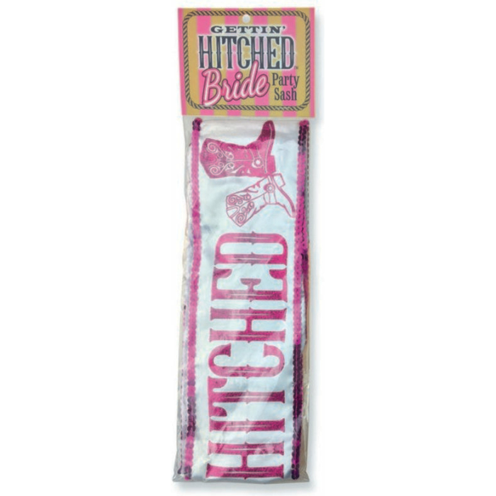 Gettin Hitched Bride Party Sash - Image 1