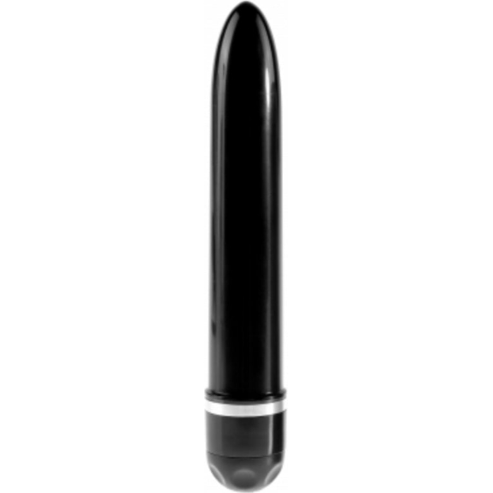 King Cock 8 inches Vibrating Stiffy Beige - Image 2