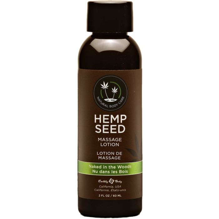Earthly Body Massage Lotion Naked In The Woods 2oz - Image 1