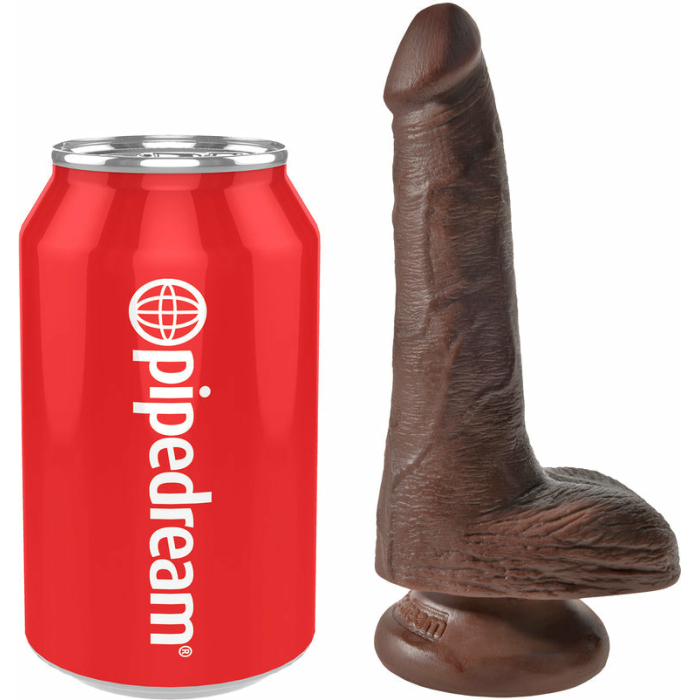 King Cock 6in Cock With Balls - Image 1