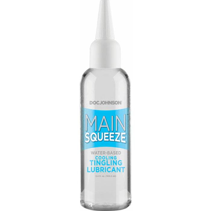 Main Squeeze Cooling Tingling Water Based Lubricant 3.4oz - Image 1
