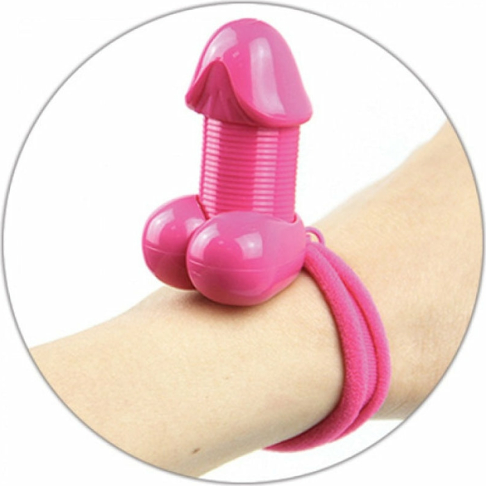 Pecker Lastick Hair Tie Pink - Image 1