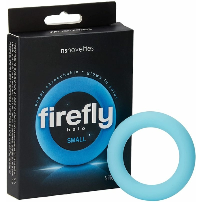 Firefly Halo Glow In The Dark Cock Ring Small - Image 3