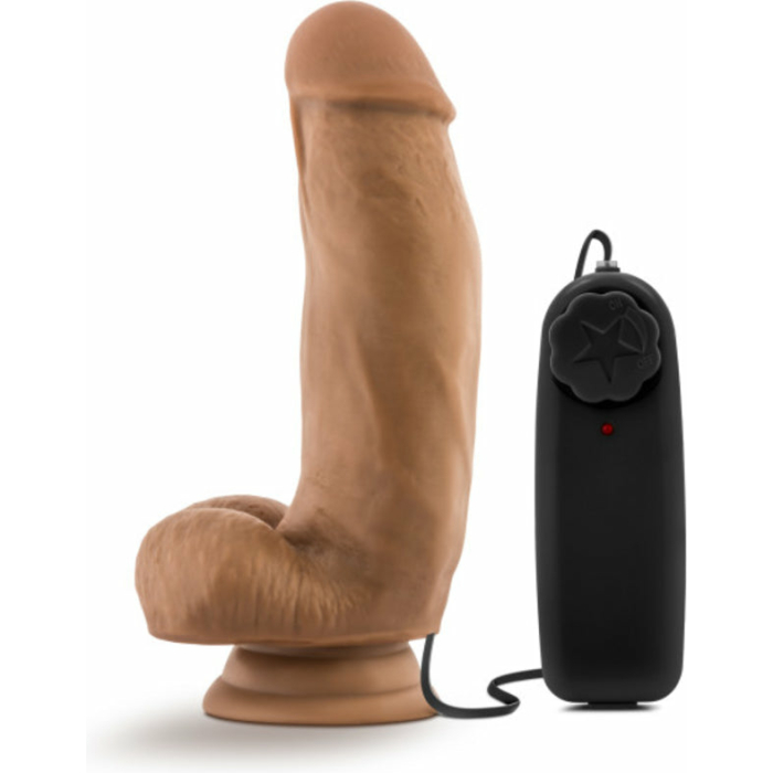 Loverboy - Mma Fighter - 7 Inch Vibrating Realistic Cock - Mocha - Image 1