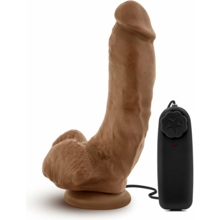 Loverboy - The Boxer - 9 Inch Vibrating Realistic Cock - Mocha - Image 1