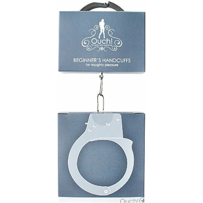 Ouch! Beginner's Handcuffs - Metal - Image 2