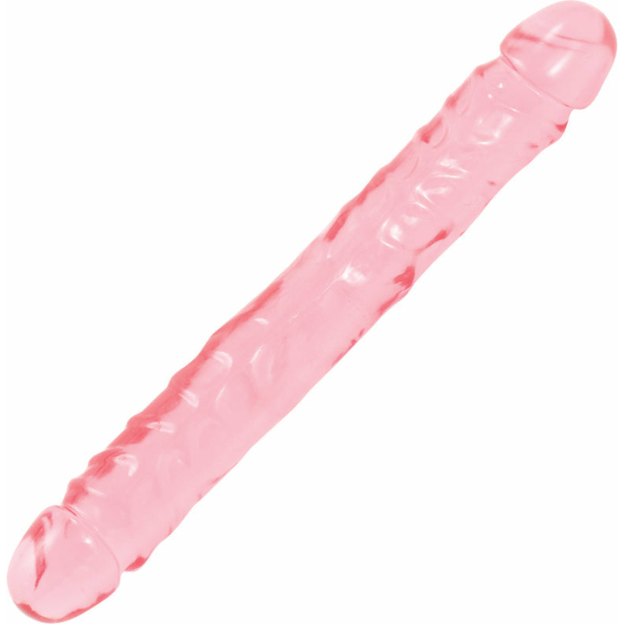 Jellies Jr Double Dong 12 Inch - Pink - Image 2