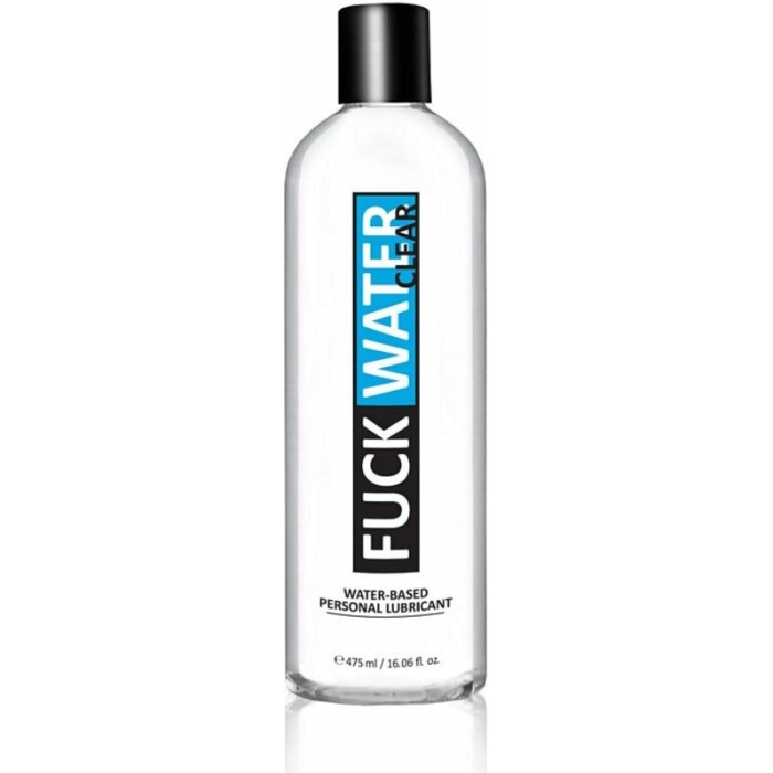 F*ck Water Clear H2O Water Based Lubricant 16oz - Image 1