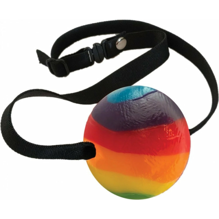 Rainbow Candy Ball Gag - Image 1