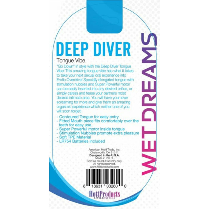 Tongue Star Deep Diver Vibrating Tongue With Motor - Image 1