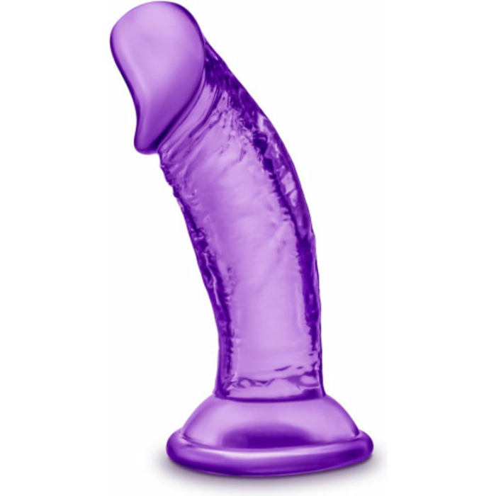 B Yours - Sweet N' Small 4in Dildo With Suction Cup - Purple - Image 1