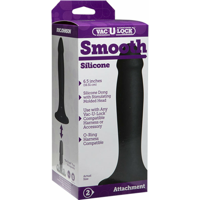 Vac-U-Lock Smooth Silicone Dong - Image 1