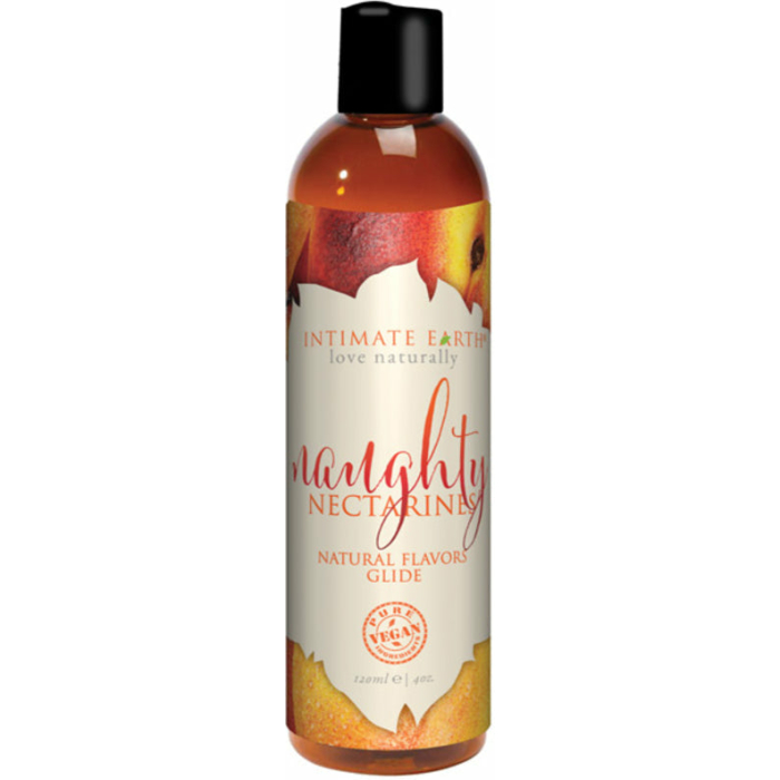 Intimate Earth Naughty Nectarines Pleasure Glide 120ml - Image 1