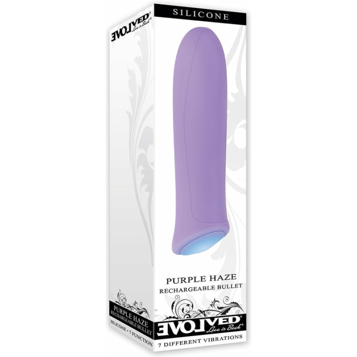 Evolved Purple Haze Rechargeable Bullet 7 Function Silicone Waterproof - Image 3