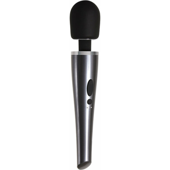 Evolved Mighty Metallic Wand 8 Vibrating Function Usb Rechargeable Cord Included Waterproof - Image 1