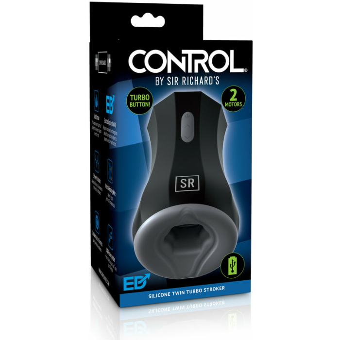 Sir Richards Control Silicone Twin Turbo Stroker - Image 3