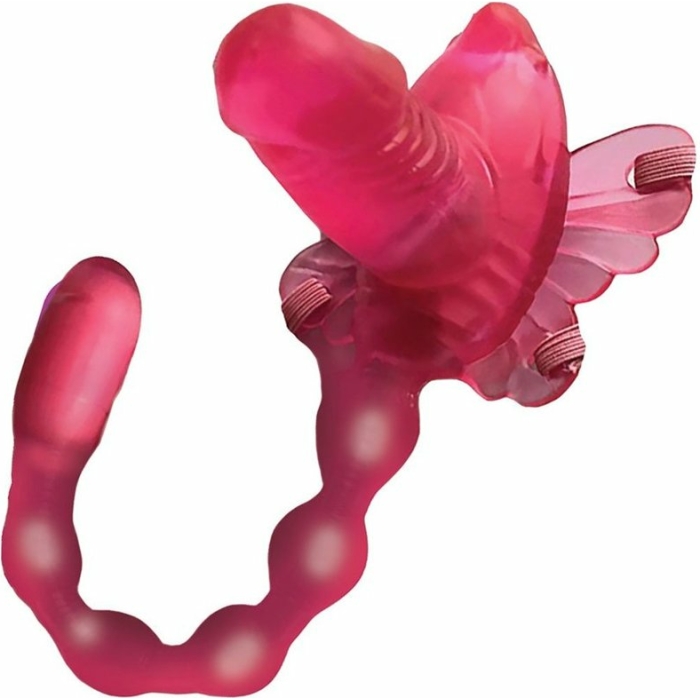Wet Dreams Butterfly Baller Sex Harness With Dildo And Dual Motors - Image 1