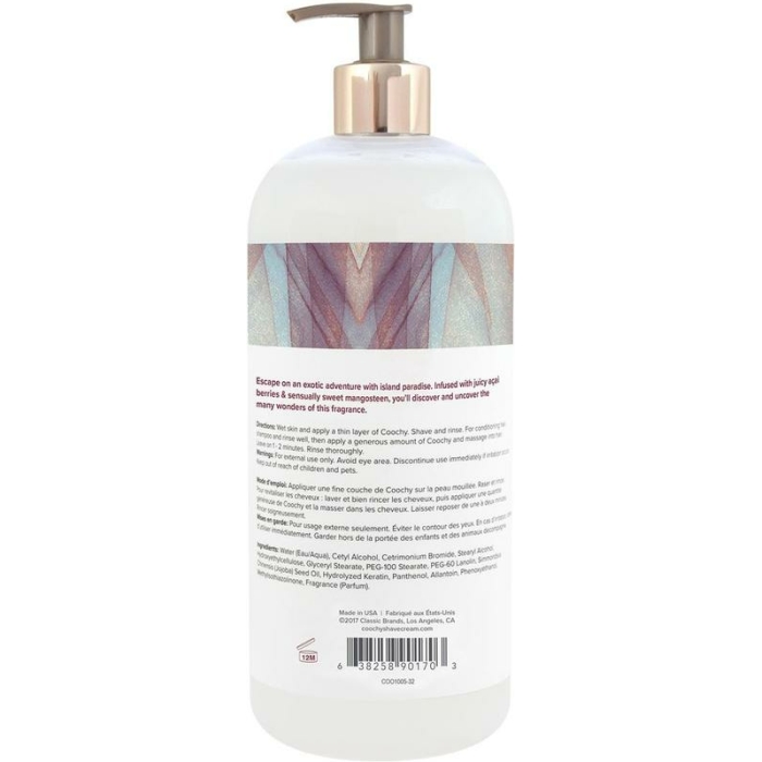 Coochy Shave Cream Island Paradise 32 oz - Image 2