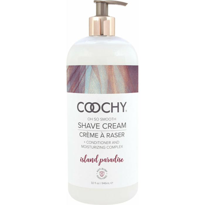 Coochy Shave Cream Island Paradise 32 oz - Image 1