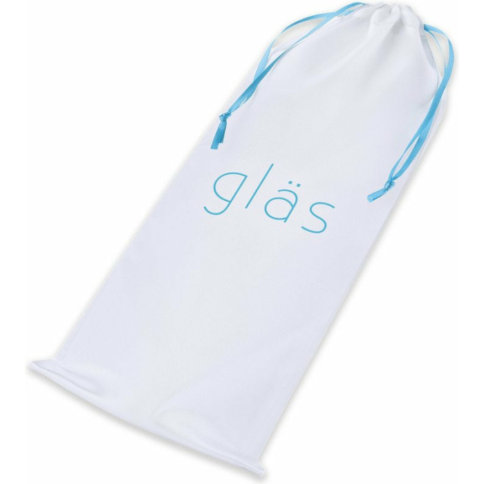 Glas 6.55in Spiral Glass Beaded Dildo - Image 3