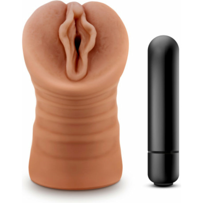 M For Men Sofia Mocha Tan Vagina Stroker - Image 1