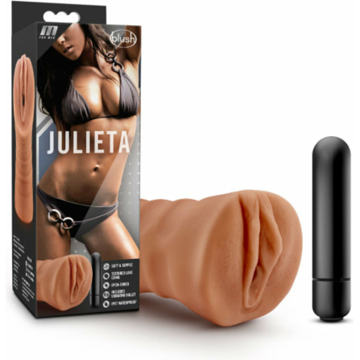 M For Men Julieta Mocha Tan Vagina Stroker - Image 3