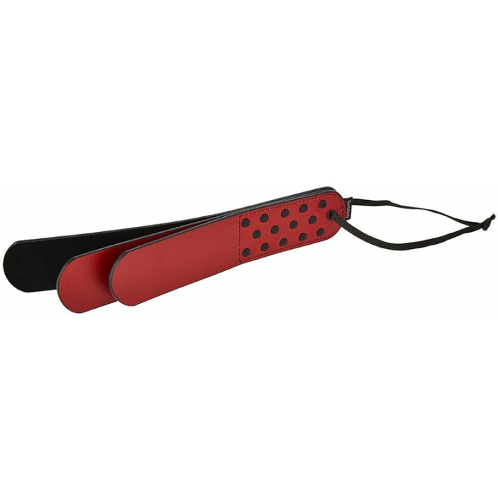 Sportsheets Saffron Layer Paddle Black Red - Image 3