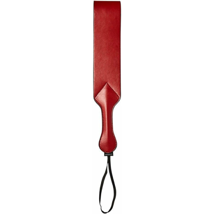 Sportsheets Saffron Loop Paddle Black Red - Image 1