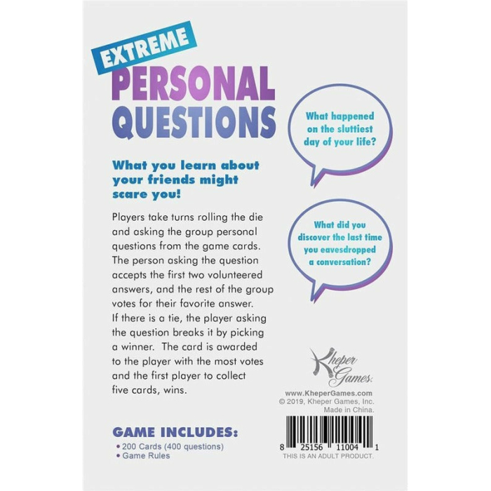Extreme Personal Questions - Image 2