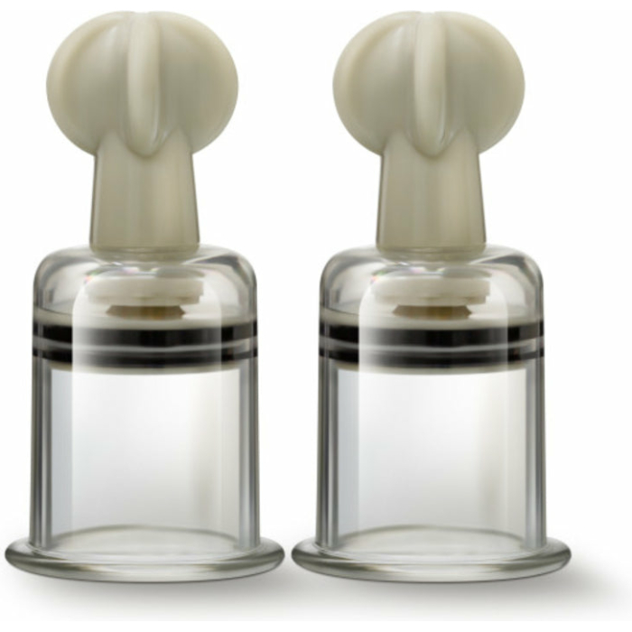 Temptasia - Clit And Nipple Large Twist Suckers - Set Of 2 - Clear - Image 2