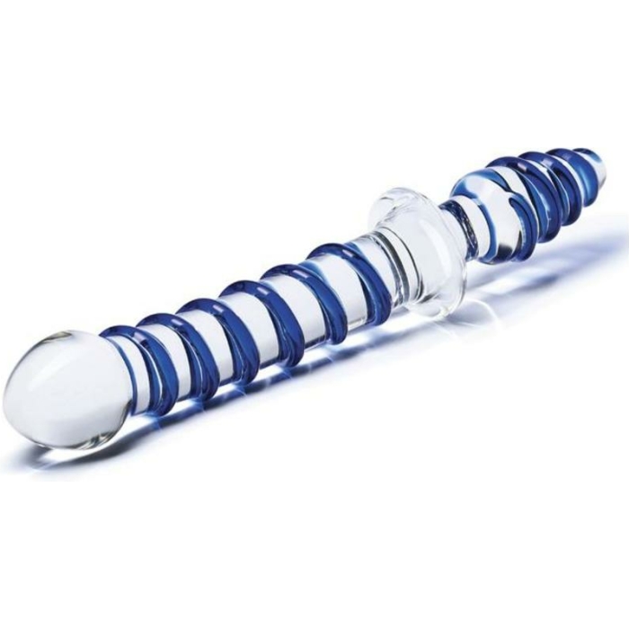 Mr. Swirly Double Ended Glas Dildo And Butt Plug - Image 1
