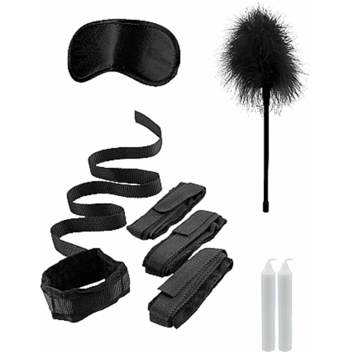 Ouch! - Bed Bindings Restraint Kit - Black - Image 1