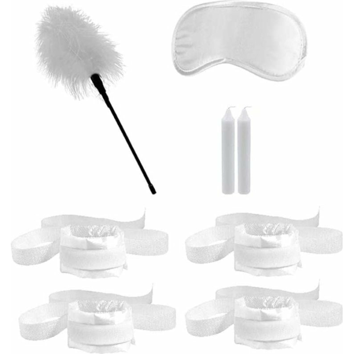 Ouch! - Honeymoon Bondage Kit - White - Image 1