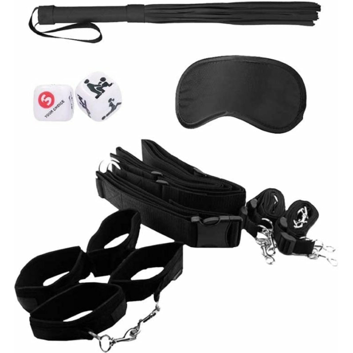 Ouch! - Bondage Belt Restraint System - Black - Image 1