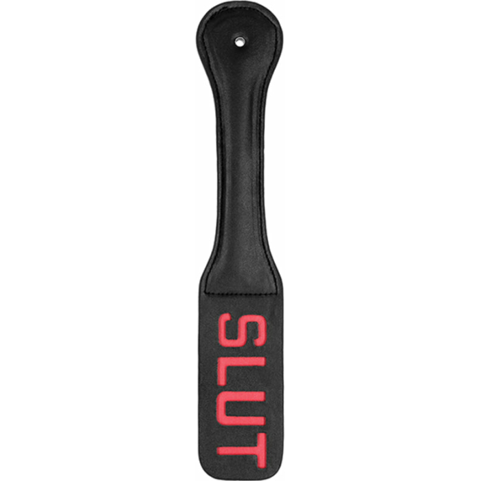 Ouch! Paddle - SLUT - Black - Image 1
