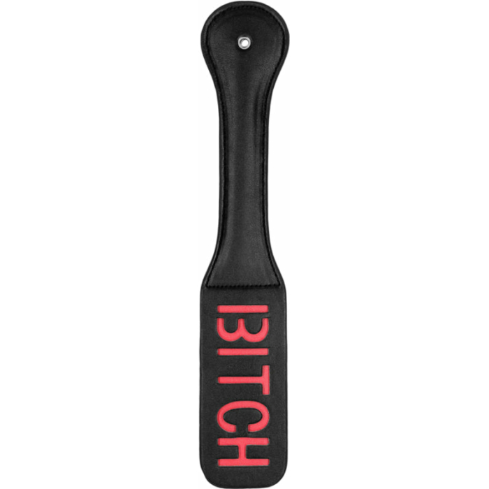 Ouch! Paddle - BITCH - Black - Image 1