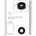 Pumped - Silicone Pump Sleeve Large - Black - Image 3