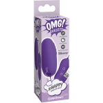 Omg! Bullets Happy Vibrating Bullet, Purple - Image 3