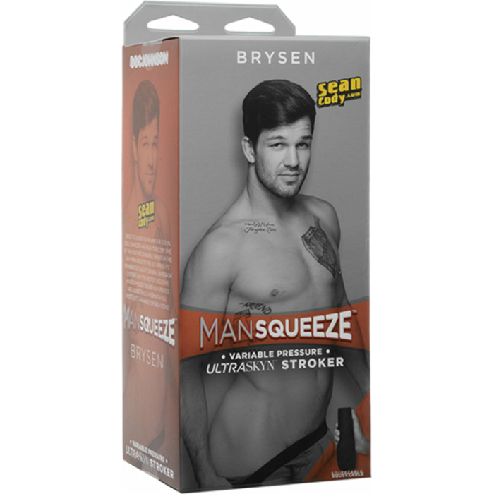 Man Squeeze Brysen Ultraskyn Stroker Ass Vanilla - Image 1