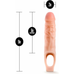 Performance - 9 Inch Cock Sheath Penis Extender - Vanilla - Image 2