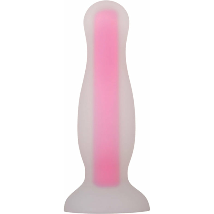 Evolved Luminous Silicone Plug Small Pink - Image 1