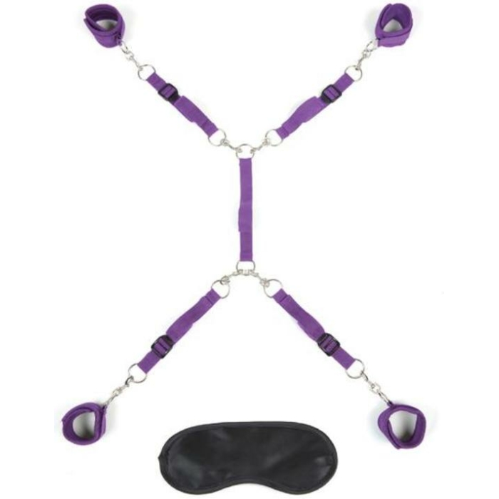 Lux Fetish 7pc Bed Spreader Purple - Image 1