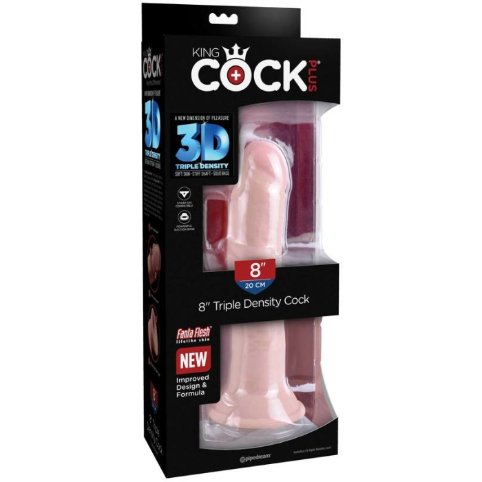 King Cock Plus 8in Triple Density Cock - Image 3