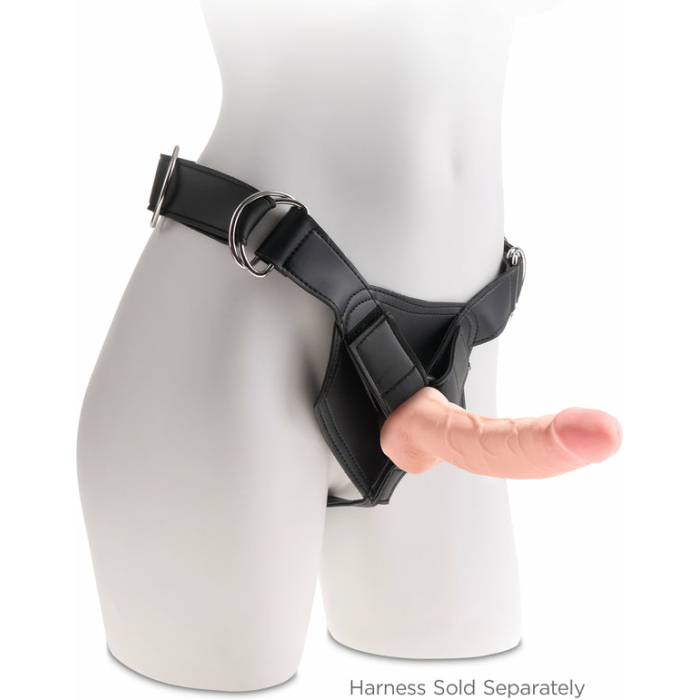 King Cock Triple Density 8 inches Cock, Balls Beige Dildo - Image 2