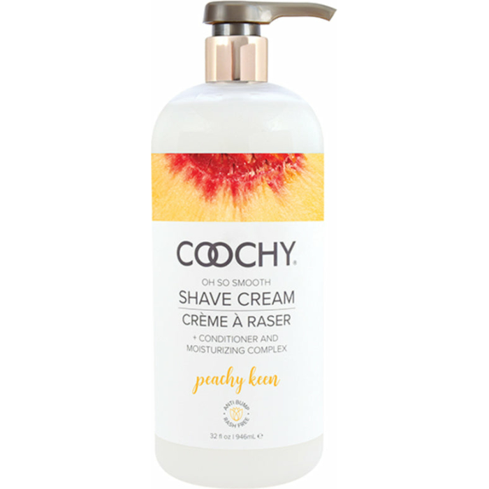 Coochy Shave Cream Peachy Keen 32 fl.oz - Image 1