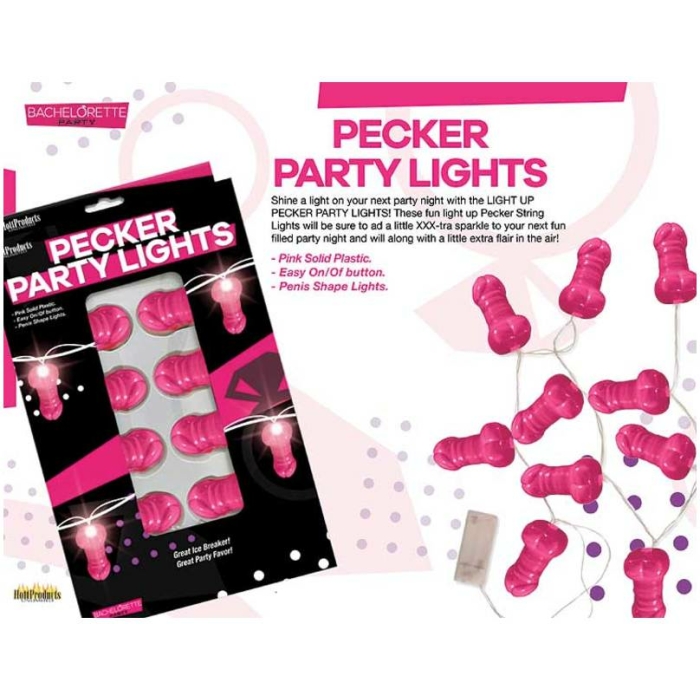 Light Up Pink Penis String Party Lights - Image 2