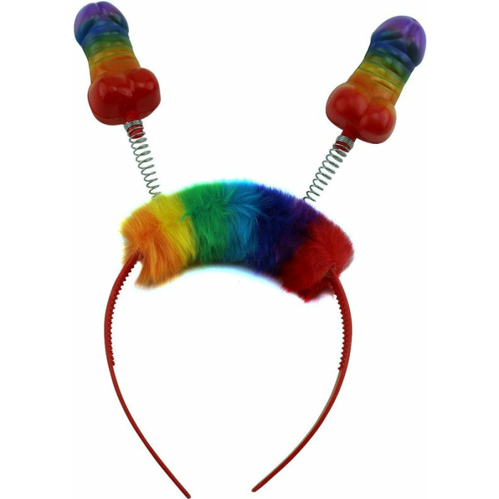 Rainbow Pecker Bopper Head Band O/S - Image 1