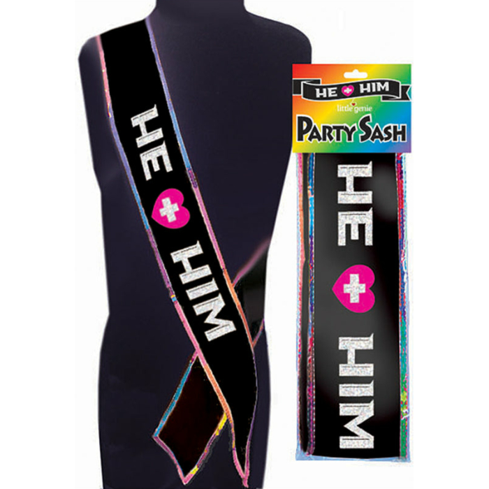 He + Him Sash - Image 1
