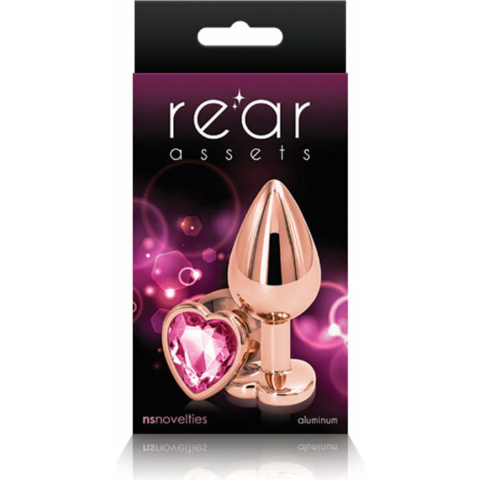 Rear Assets Rose Gold Heart Medium Pink - Image 2